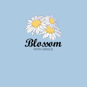 Blossom with grace - Cloke Womens Silhouette Tee Design