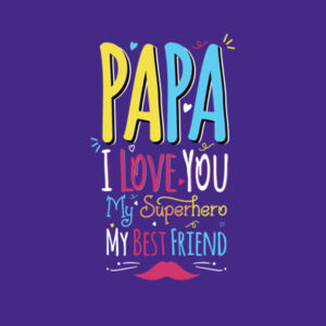 Papa I LOVE YOU - Biz Collection Kids Ice Tee Design
