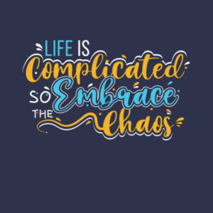 Life is Complicated - Anvil Womens Lightweight T-Shirt Design