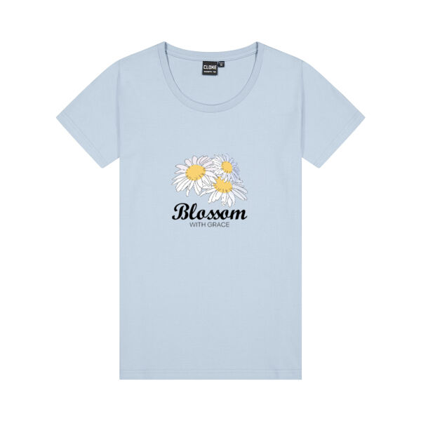 Blossom with grace - Cloke Womens Silhouette Tee Thumbnail
