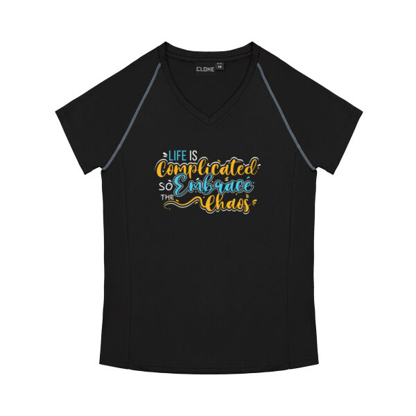 Life is Complicated - Cloke Womens Performance T-shirt Thumbnail